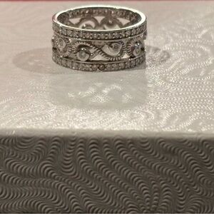 Intricate Silver Swirl Ring